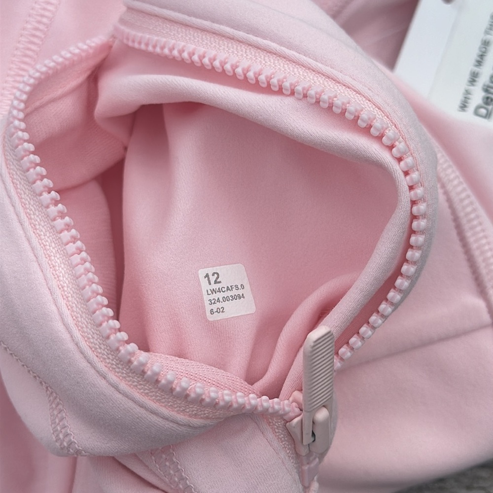 Lululemon Define Jacket Nulu size 12 Strawberry Milkshake  🍓 NWT RARE - Picture 7 of 8